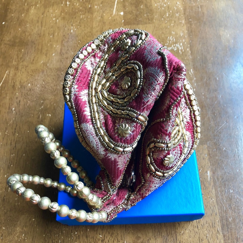 NWT PINK Fortune Cookie 🥠 Purse /Bracelet Handle